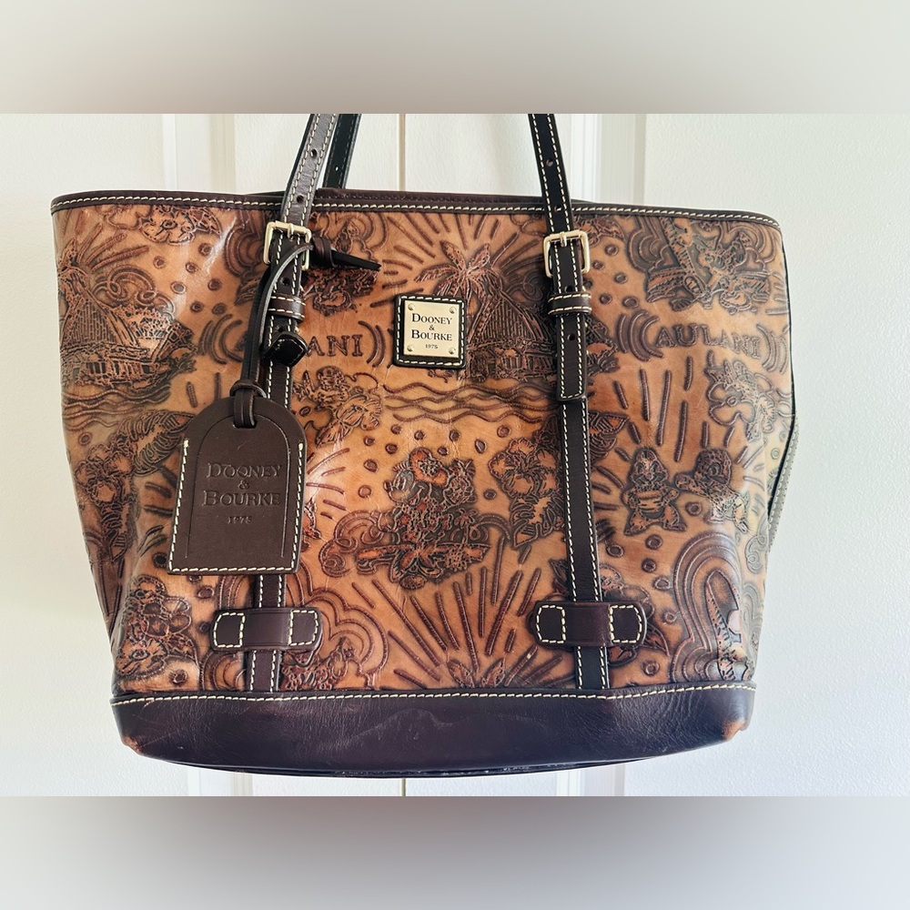 Dooney & Bourke Brown Leather Tote